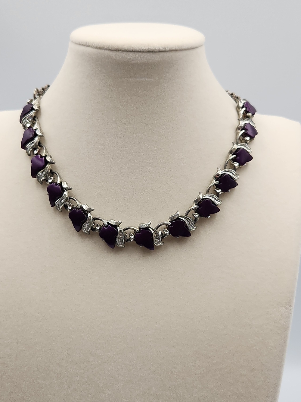 Purple Leaf Statement Necklace - Unbranded Women’s Jewelry